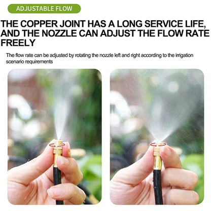 Garden Essentials | Drip Irrigation System with 360° Flexible Hose | Water-Efficient Solution for Healthy Plant Growth 3