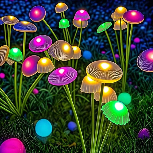 Garden Glow | Solar Garden Lights with Colorful LED Bulbs | Whimsical Outdoor Decor for Patios and Pathways 0