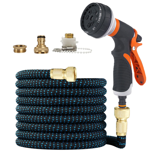 Garden Hose | Non-Expanding Kink Resistant Design with Flat Coil Storage | Ideal Watering Solution for Yards