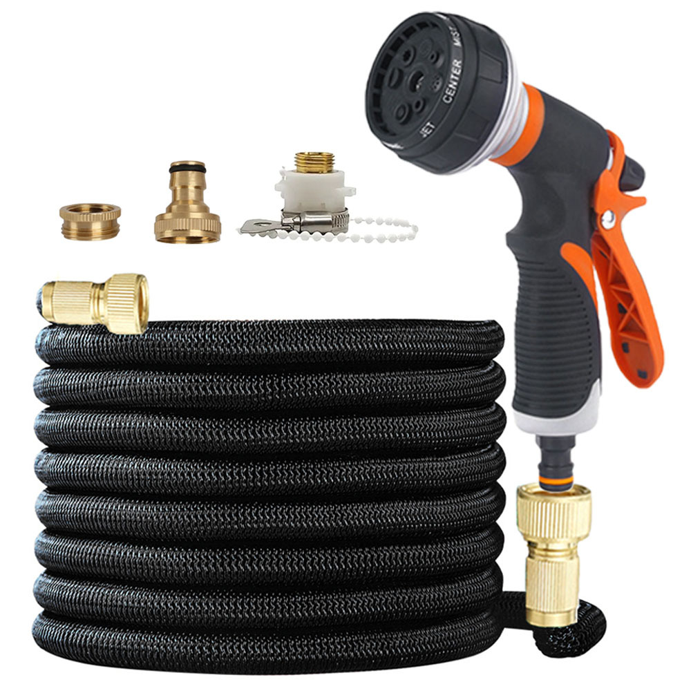 Garden Hose | Non-Expanding Kink Resistant Design with Flat Coil Storage | Ideal Watering Solution for Yards