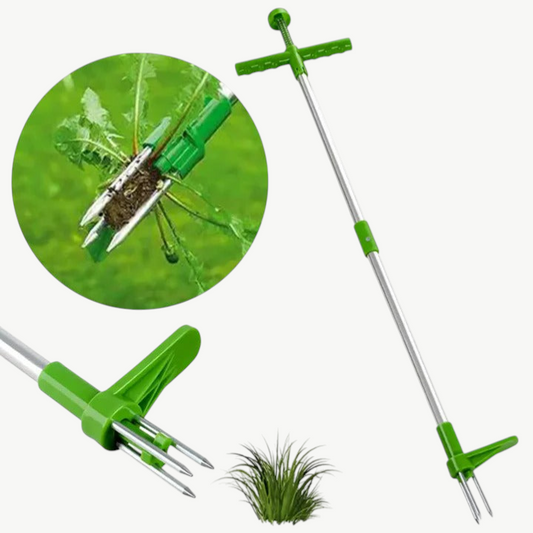 Garden Master | Long Handle Weed Puller Tool with Foot Pedal Claw | Effortless Root Removal for Easy Gardening 1