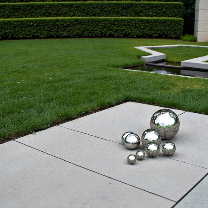 Garden Ornaments | Stainless Steel Viewing Balls with Reflective Finish | Lightweight Outdoor Decor for Stunning Aesthetics 1