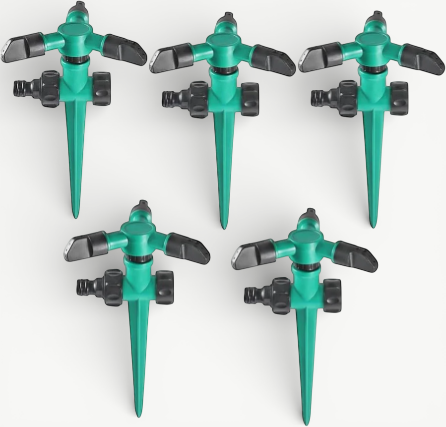 Garden Sprinkler System | 360° Rotating Coverage & Adjustable Control | Efficient Irrigation for Lush Lawns 1