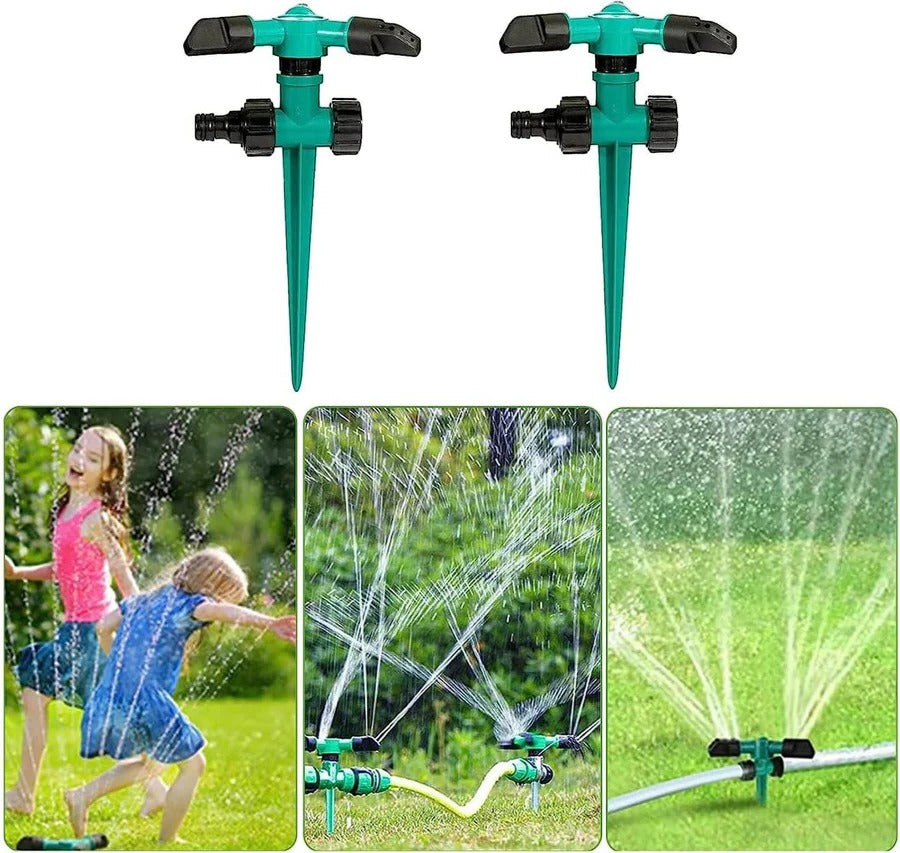 Garden Sprinkler System | 360° Rotating Coverage & Adjustable Control | Efficient Irrigation for Lush Lawns 2
