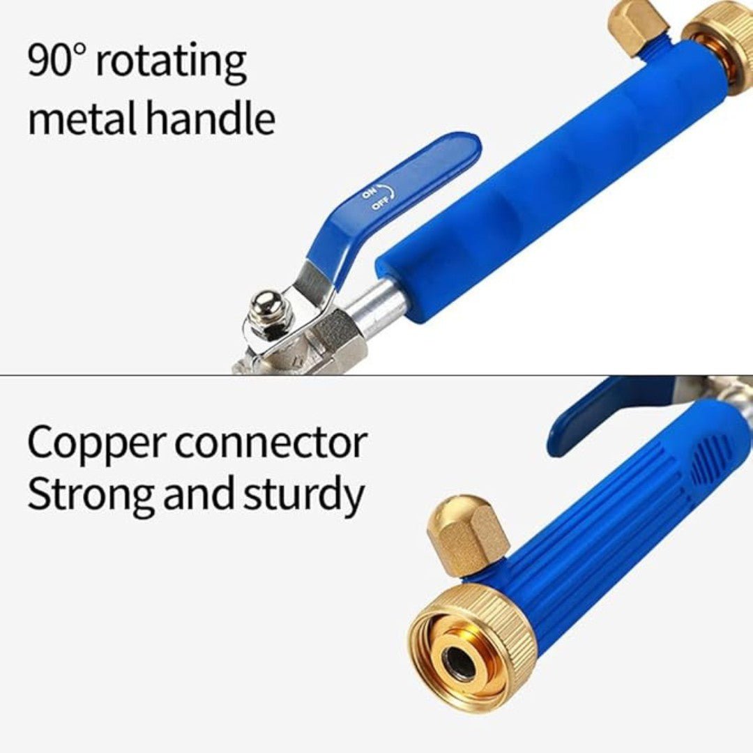 High Pressure Hose Nozzle for Garden Hose with Adjustable Spray | Durable Cleaning Tool for Effortless Washing
