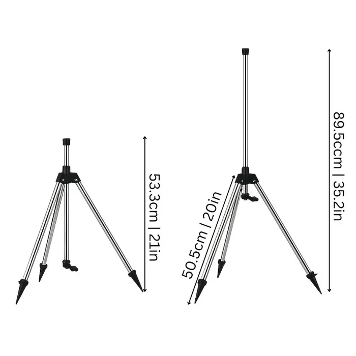 High Pressure Tripod Sprinkler | 360° Coverage with Adjustable Height | Efficient Garden Irrigation Tool 2