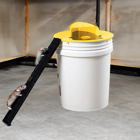 Humane Mouse Trap Cover | Reusable Bucket Mice Trap with Automatic Reset | Efficient Pest Control Solution for Homes and Businesses 0