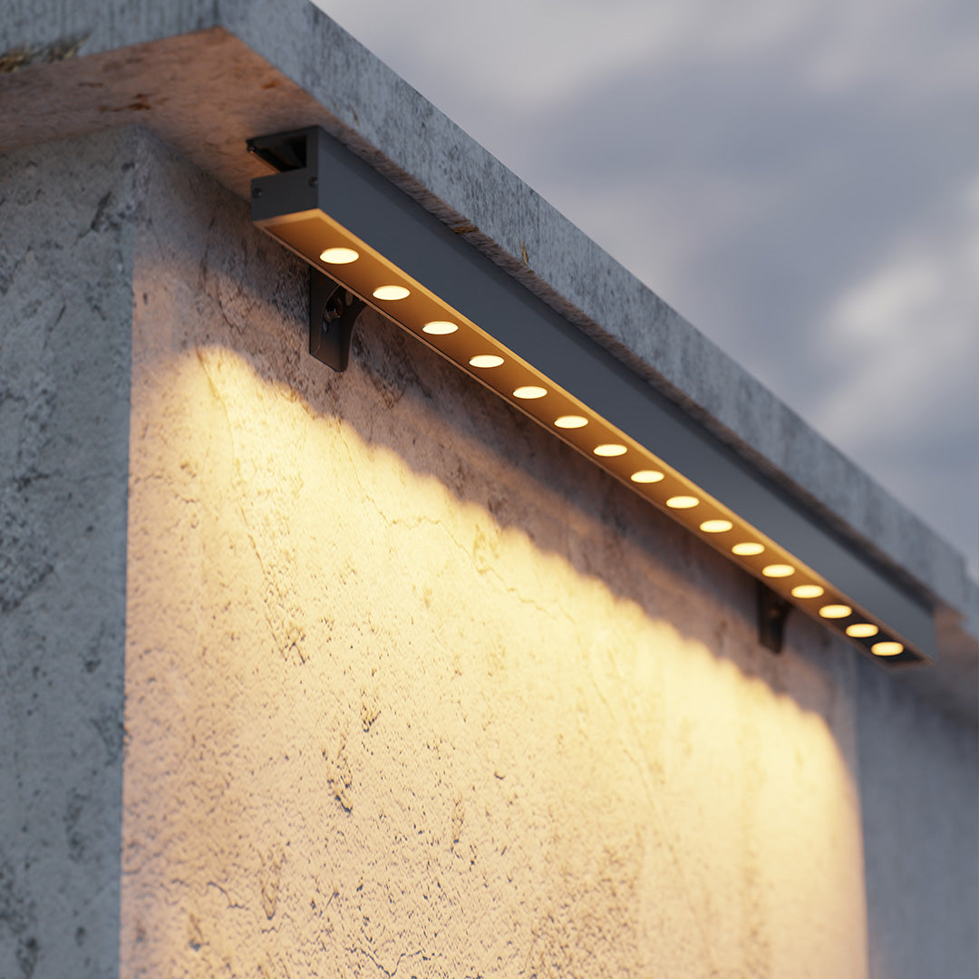 Linear LED Wall Washer Light | Outdoor Wall Lights with Upward Projection | IP65 Rated for Durable Outdoor Use 1