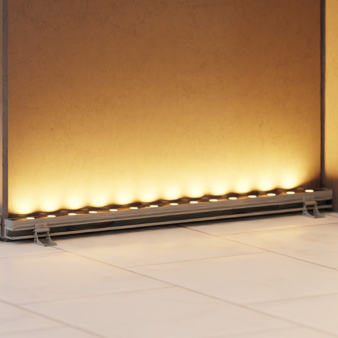 Linear LED Wall Washer Light | Outdoor Wall Lights with Upward Projection | IP65 Rated for Durable Outdoor Use 2