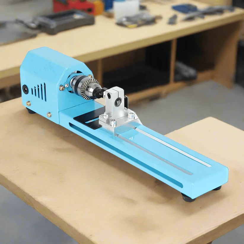 Mini Wood Lathe | High-Speed Wood Turning Lathe with 7000 RPM | Compact Design for Precision DIY Woodworking 0