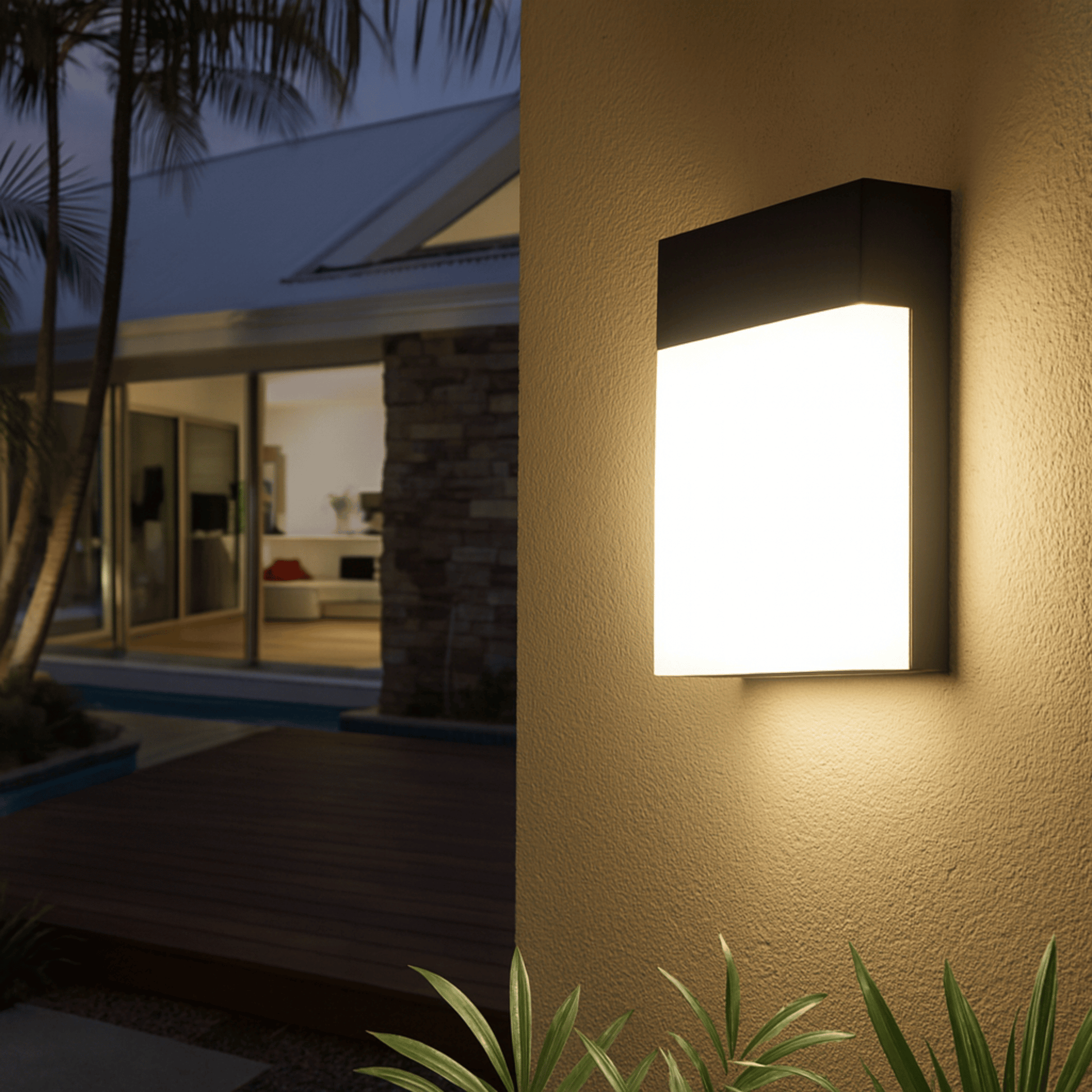 Modern Collection | Outdoor Wall Light with Motion Sensor & IP65 Waterproof Design | Sleek Exterior Sconce for Enhanced Security 0
