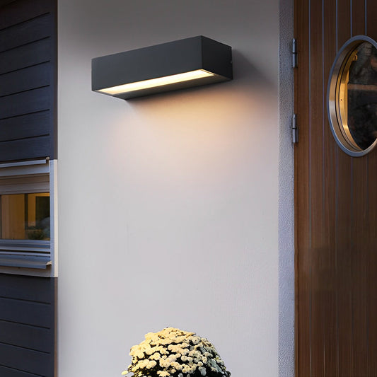 Modern Waterproof Outdoor Porch Light Fixture with Two Color Temperatures | Sleek Design for Enhanced Aesthetics 0