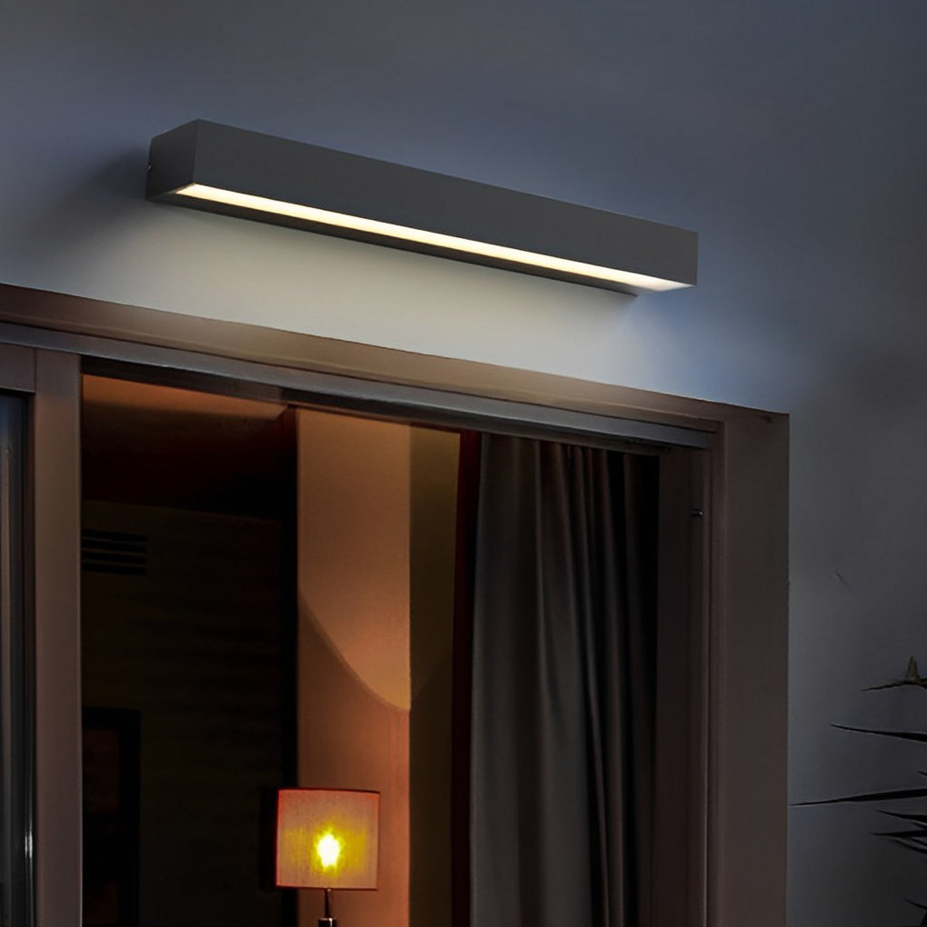 Modern Waterproof Outdoor Porch Light Fixture with Two Color Temperatures | Sleek Design for Enhanced Aesthetics 3