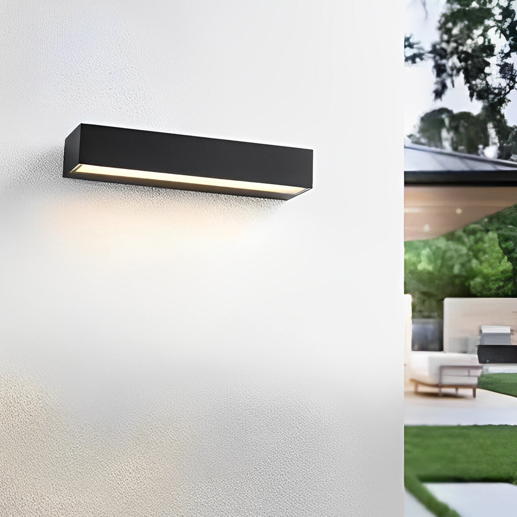 Modern Waterproof Outdoor Porch Light Fixture with Two Color Temperatures | Sleek Design for Enhanced Aesthetics 4