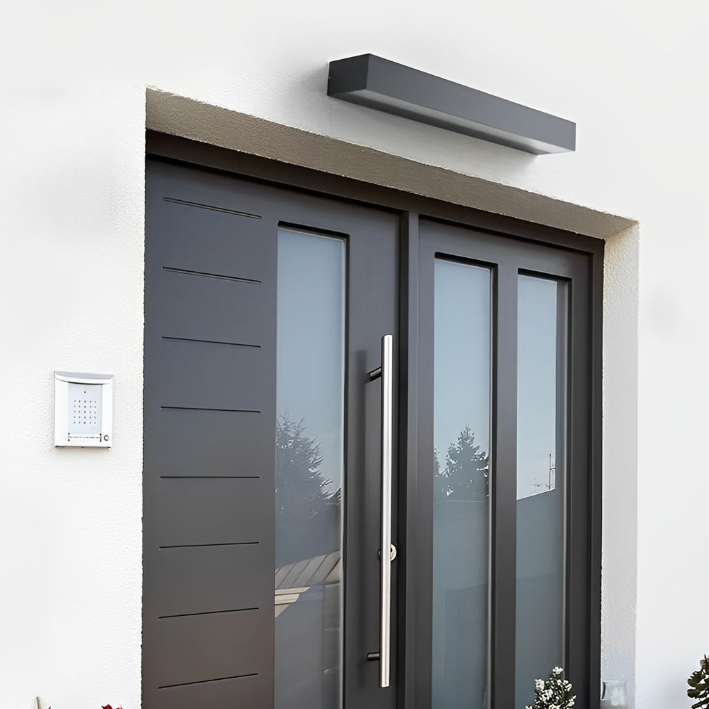 Modern Waterproof Outdoor Porch Light Fixture with Two Color Temperatures | Sleek Design for Enhanced Aesthetics 6
