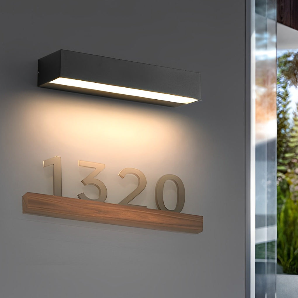 Modern Waterproof Outdoor Porch Light Fixture with Two Color Temperatures | Sleek Design for Enhanced Aesthetics 7