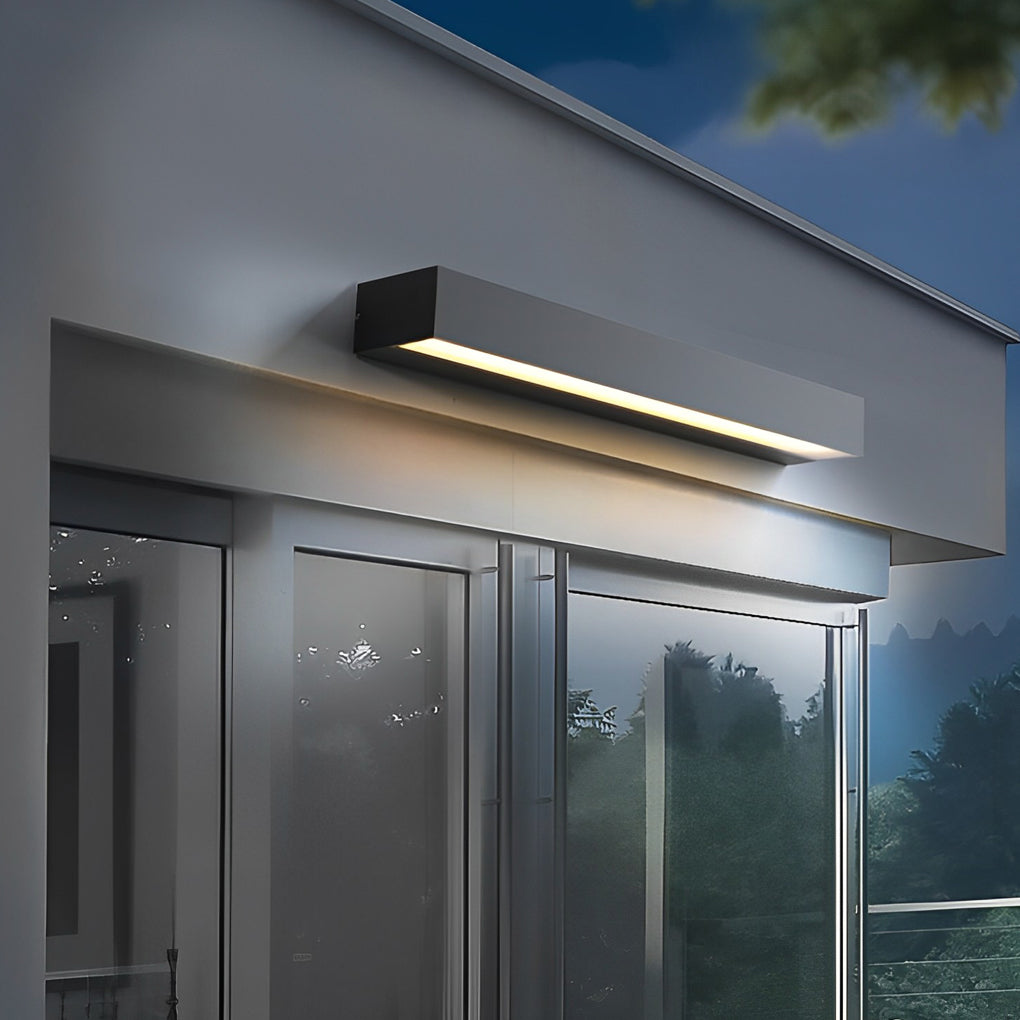 Modern Waterproof Outdoor Porch Light Fixture with Two Color Temperatures | Sleek Design for Enhanced Aesthetics 8
