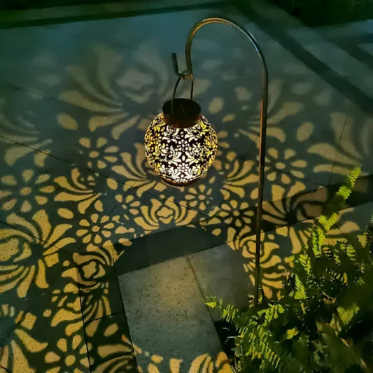 Outdoor Solar Hanging Pendant Light with Remote Control | Weatherproof Design for Patios and Gardens 1