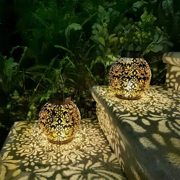 Outdoor Solar Hanging Pendant Light with Remote Control | Weatherproof Design for Patios and Gardens 3