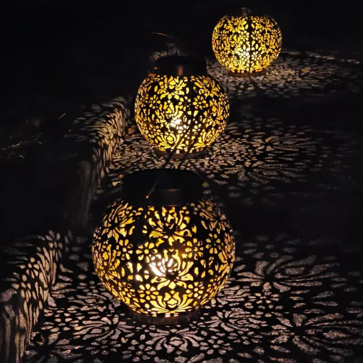 Outdoor Solar Hanging Pendant Light with Remote Control | Weatherproof Design for Patios and Gardens 4