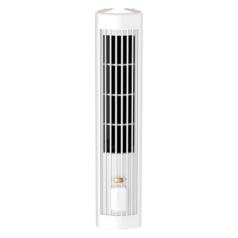 Portable Air Conditioner Tower Fan | Bladeless Design with USB Rechargeable Battery | Compact Cooling Solution for Home and Office 0