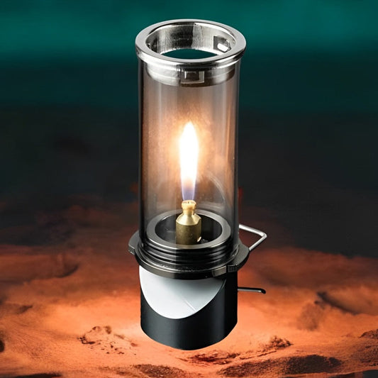 Portable Gas Lamp | Outdoor Gas Lantern with Adjustable Brightness | Lightweight Design for Cozy Illumination 0