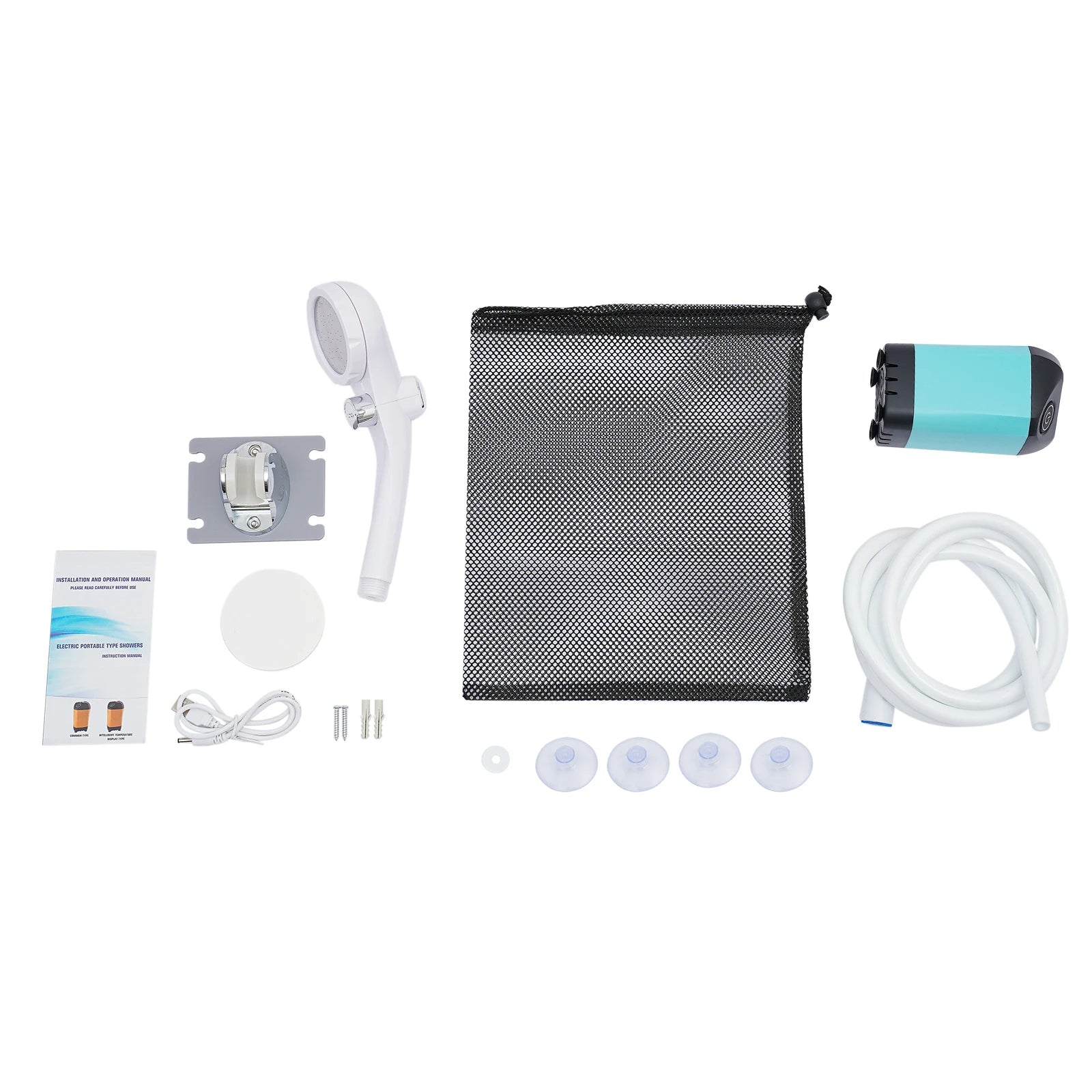 Portable Shower for Camping | Electric Outdoor Shower with Rechargeable Battery | Lightweight & Compact for Convenient Hygiene 2