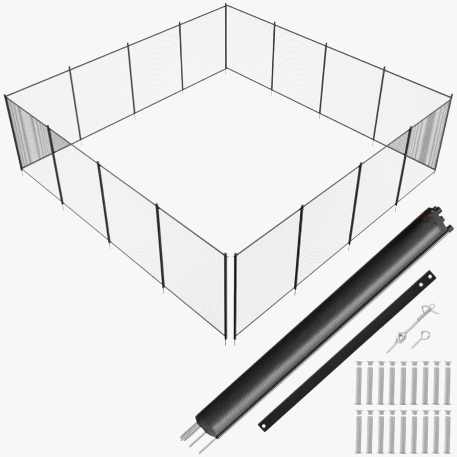 Removable Mesh Pool Fence | Lightweight Barrier with Secure Locking Panels | Child and Pet Safety Solution 6