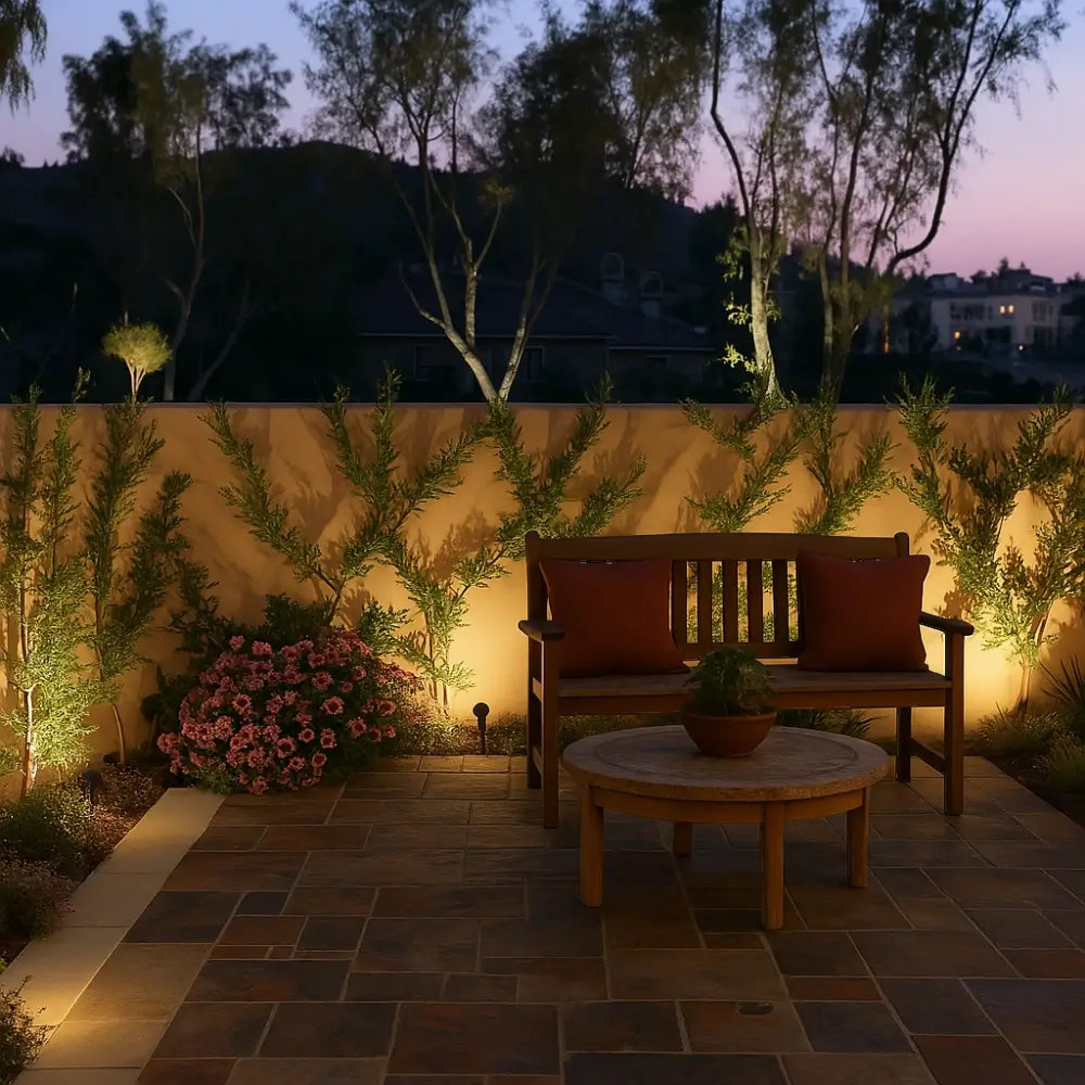 Solar Landscape Spotlights | Solar Powered Security Light with Adjustable Colors | Eco-Friendly Outdoor Illumination for Pathways 3