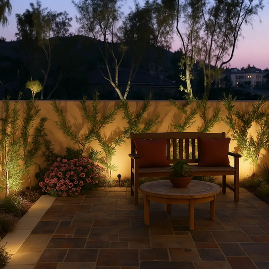 Solar Landscape Spotlights | Solar Powered Security Light with Adjustable Colors | Eco-Friendly Outdoor Illumination for Pathways 3