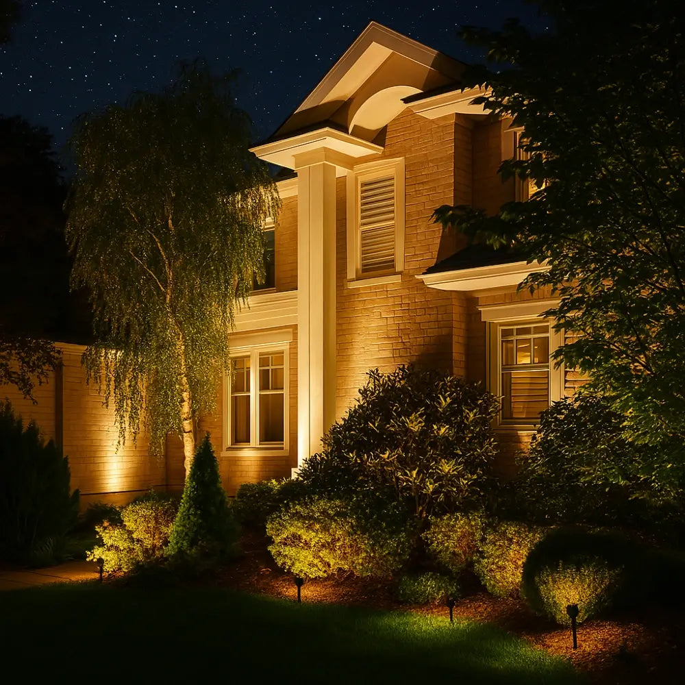 Solar Landscape Spotlights | Solar Powered Security Light with Adjustable Colors | Eco-Friendly Outdoor Illumination for Pathways 5