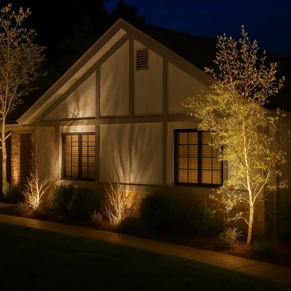 Solar Landscape Spotlights | Solar Powered Security Light with Adjustable Colors | Eco-Friendly Outdoor Illumination for Pathways 6