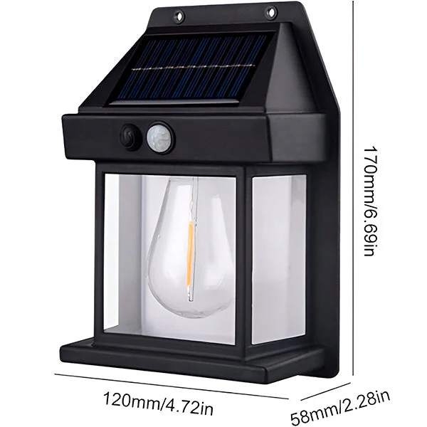 Solar Lights Outdoor | Solar LED Motion Sensor Light with Warm White LED | Weatherproof Design for Enhanced Safety 6