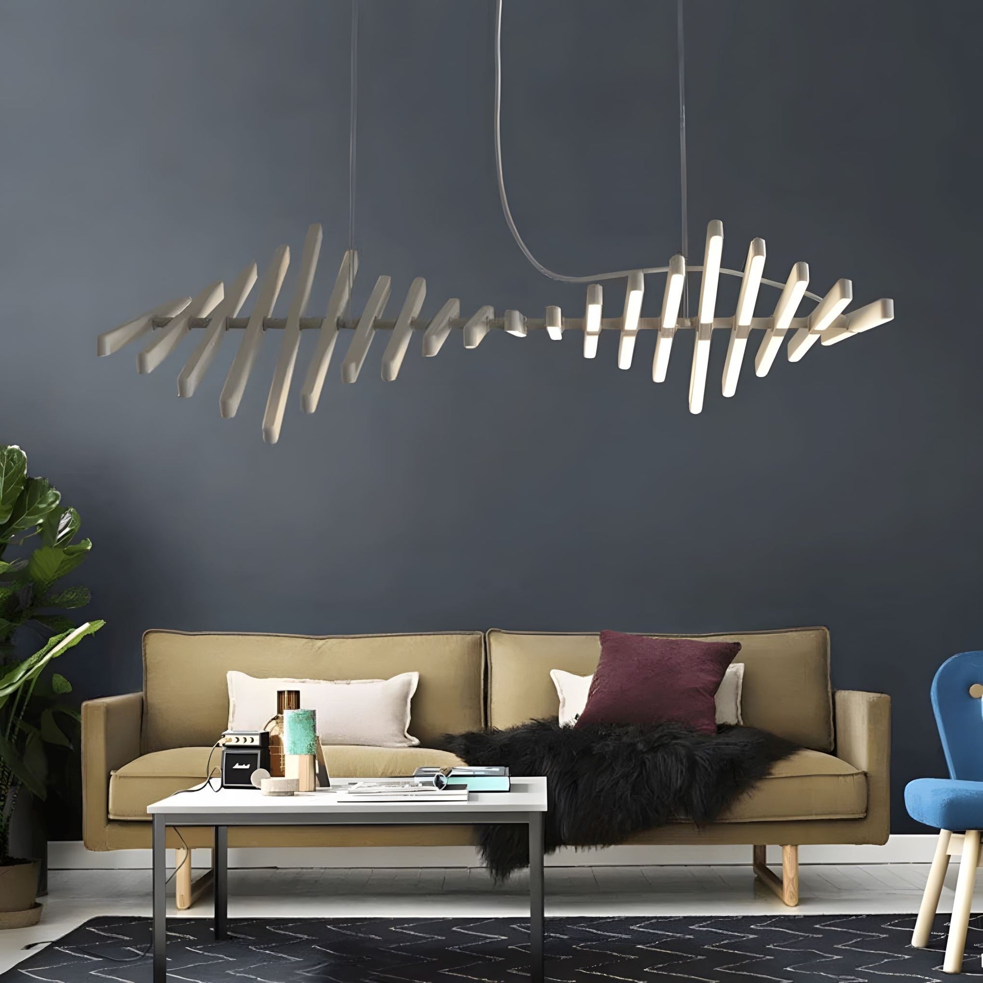 Sonata | Modern Chandelier Light with Adjustable Brightness & Color Temperature | Elegant Pendant for Dining Room Spaces 2