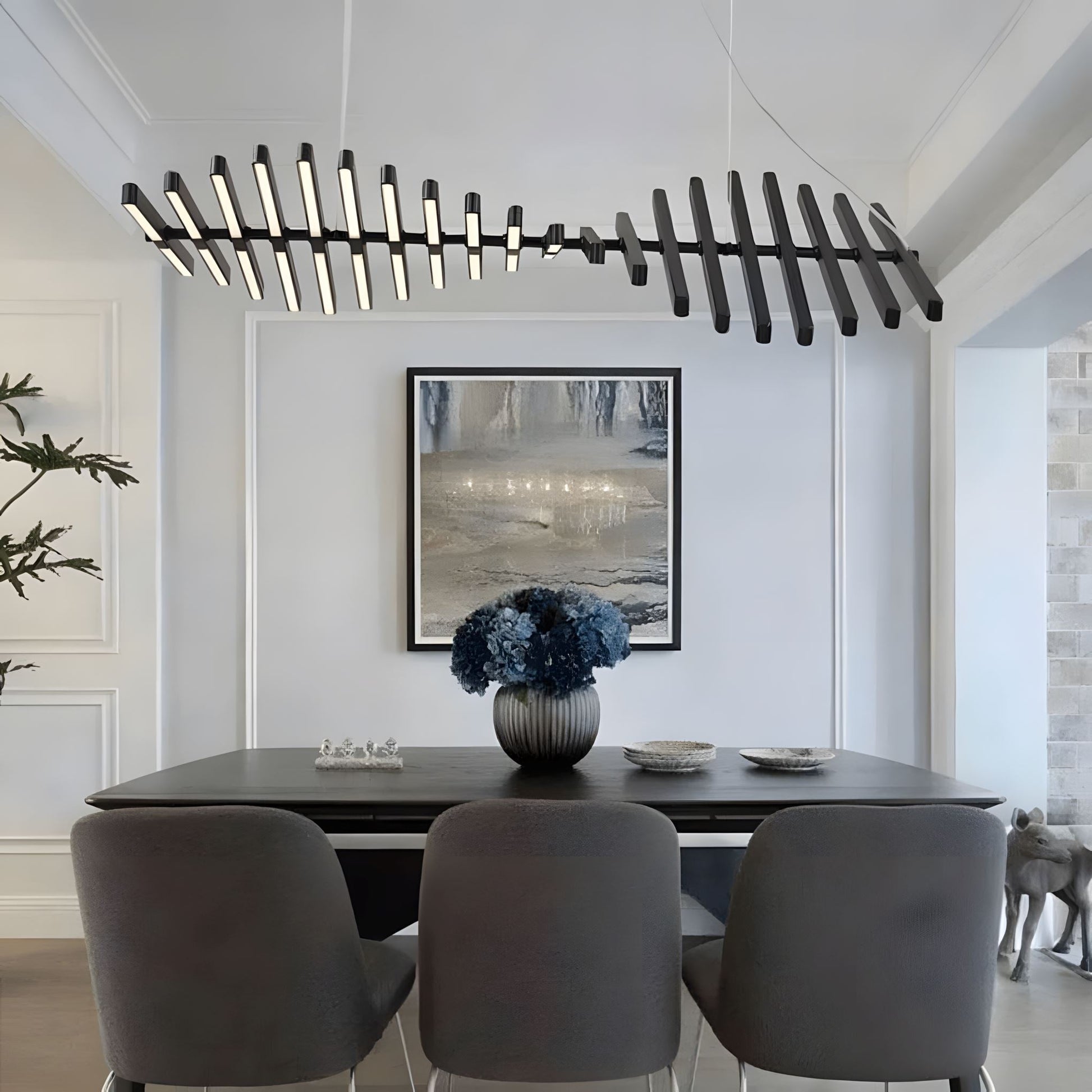 Sonata | Modern Chandelier Light with Adjustable Brightness & Color Temperature | Elegant Pendant for Dining Room Spaces 3