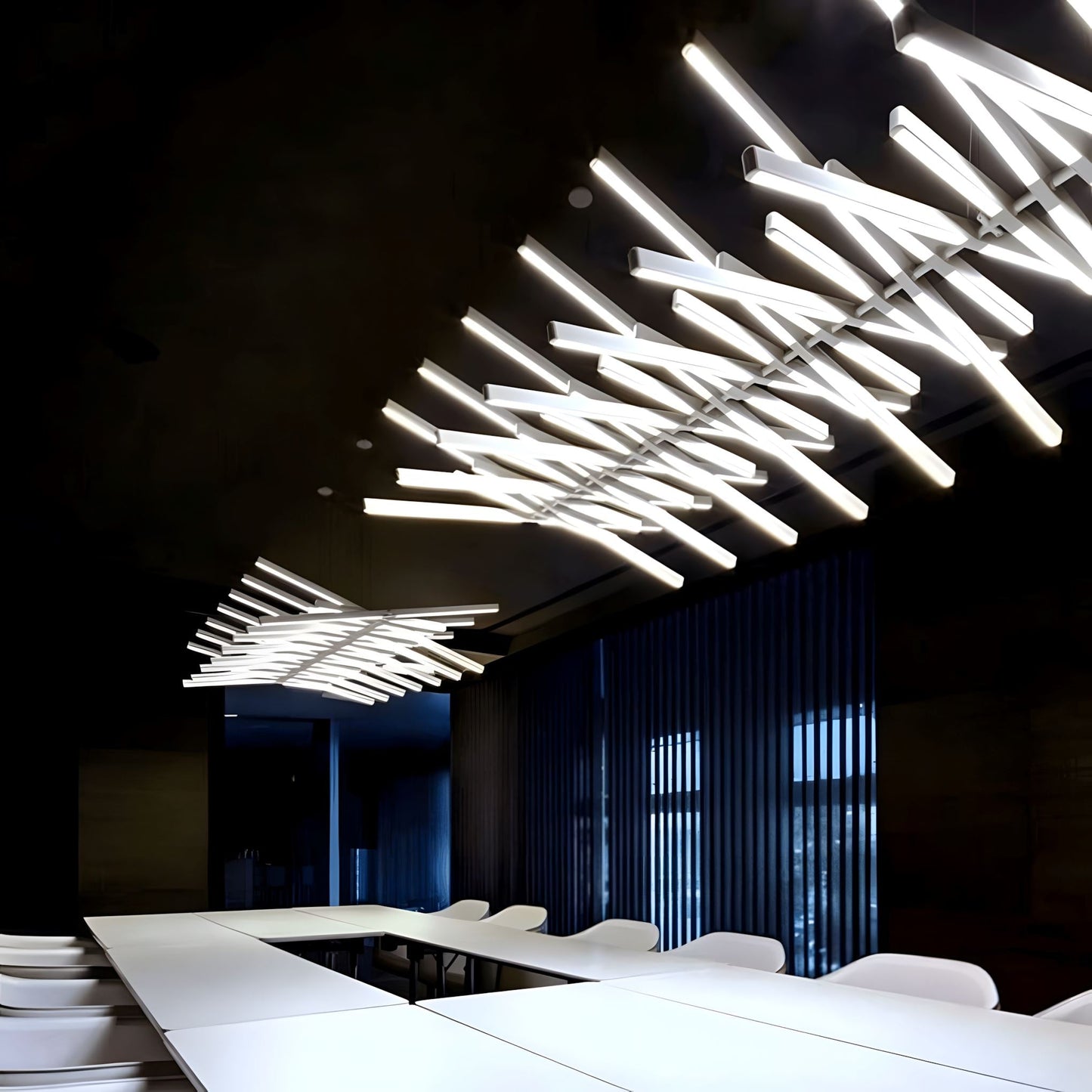Sonata | Modern Chandelier Light with Adjustable Brightness & Color Temperature | Elegant Pendant for Dining Room Spaces 6