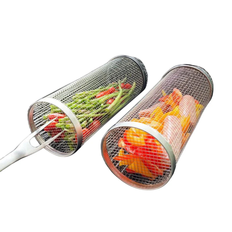 Ultimate Grill Basket | Stainless Steel BBQ Grill Basket with 360-Degree Design | Vegetable and Meat Grill Basket for Perfectly Cooked Meals 6