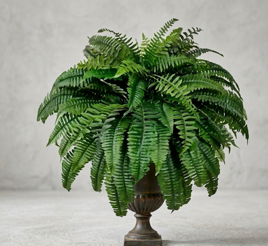 Lifelike Artificial Boston Fern | UV-Resistant Faux Plant for Indoor & Outdoor Decor