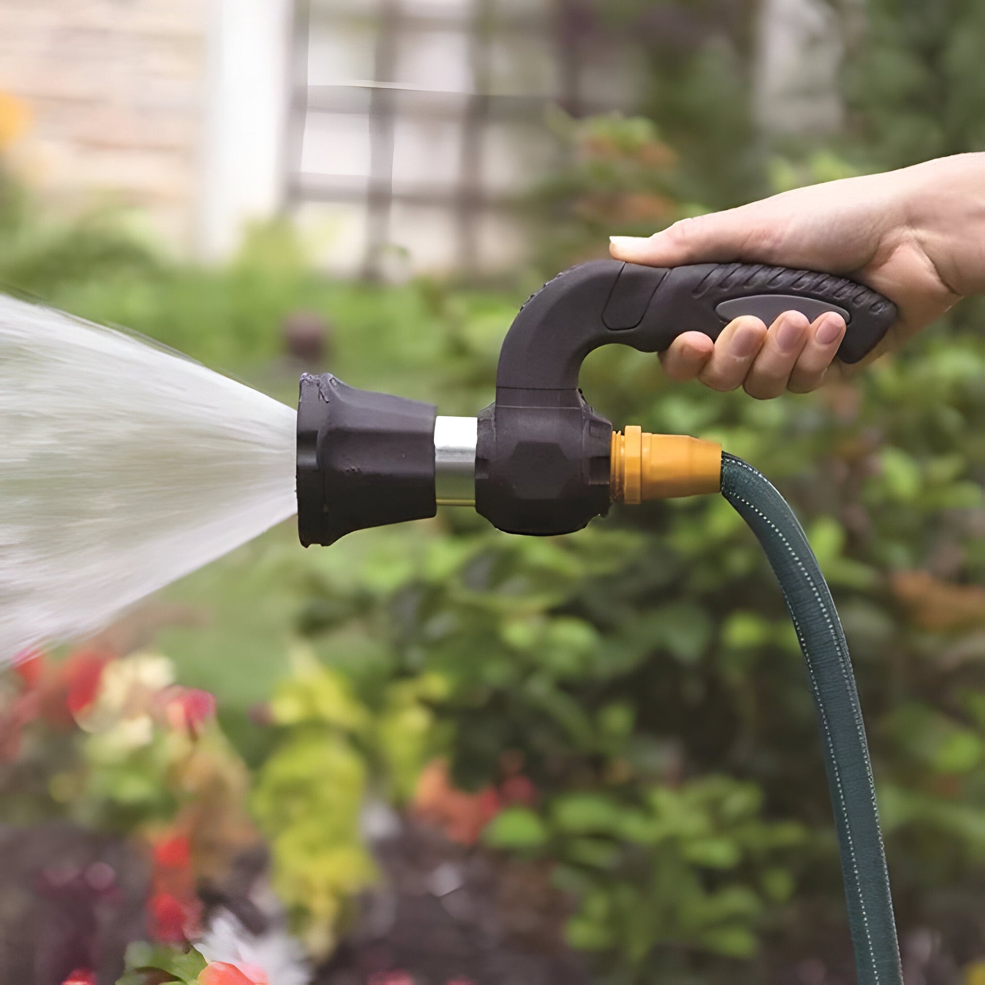 Versatile Water Sprayer | Handheld Garden Hose Sprayer with Adjustable Nozzle | Ideal for Watering and Cleaning Tasks 0