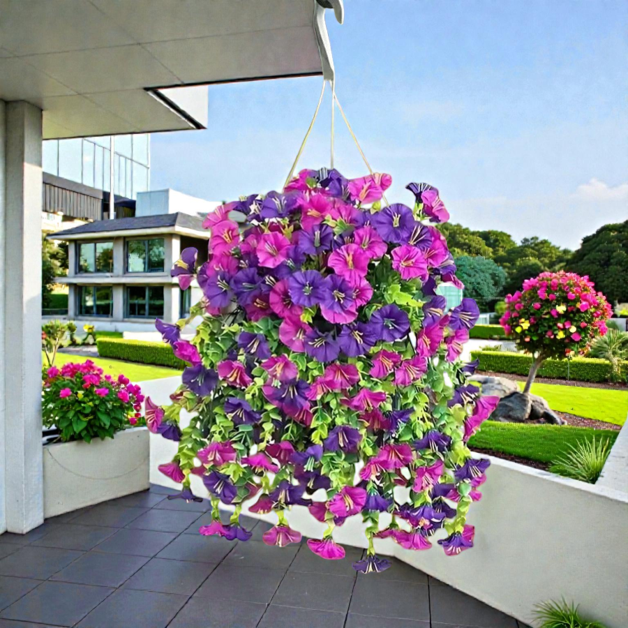 Vibrant Artificial Vines for Room Decor with UV Protection | Lifelike Floral Accents for Indoor & Outdoor Use 0