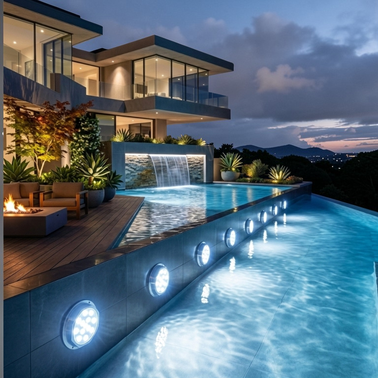 Vibrant Submersible LED Pool Light with Remote Control & 16 Color Options | Perfect for Swimming Pools, Fountains, and Aquariums 0