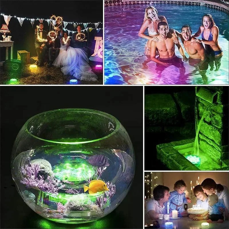 Vibrant Submersible LED Pool Light with Remote Control & 16 Color Options | Perfect for Swimming Pools, Fountains, and Aquariums 2