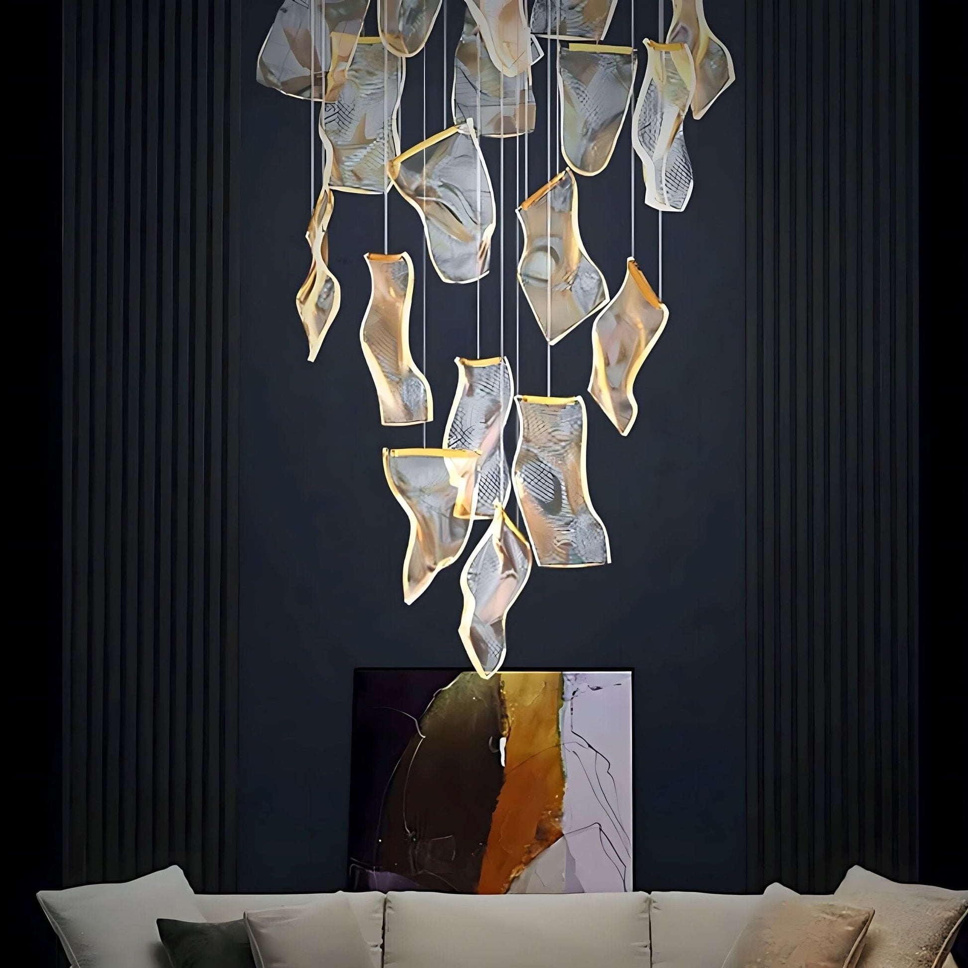 Zephyr Collection | Modern Chandelier Light with Adjustable Brightness | Elegant Design for Any Room 4