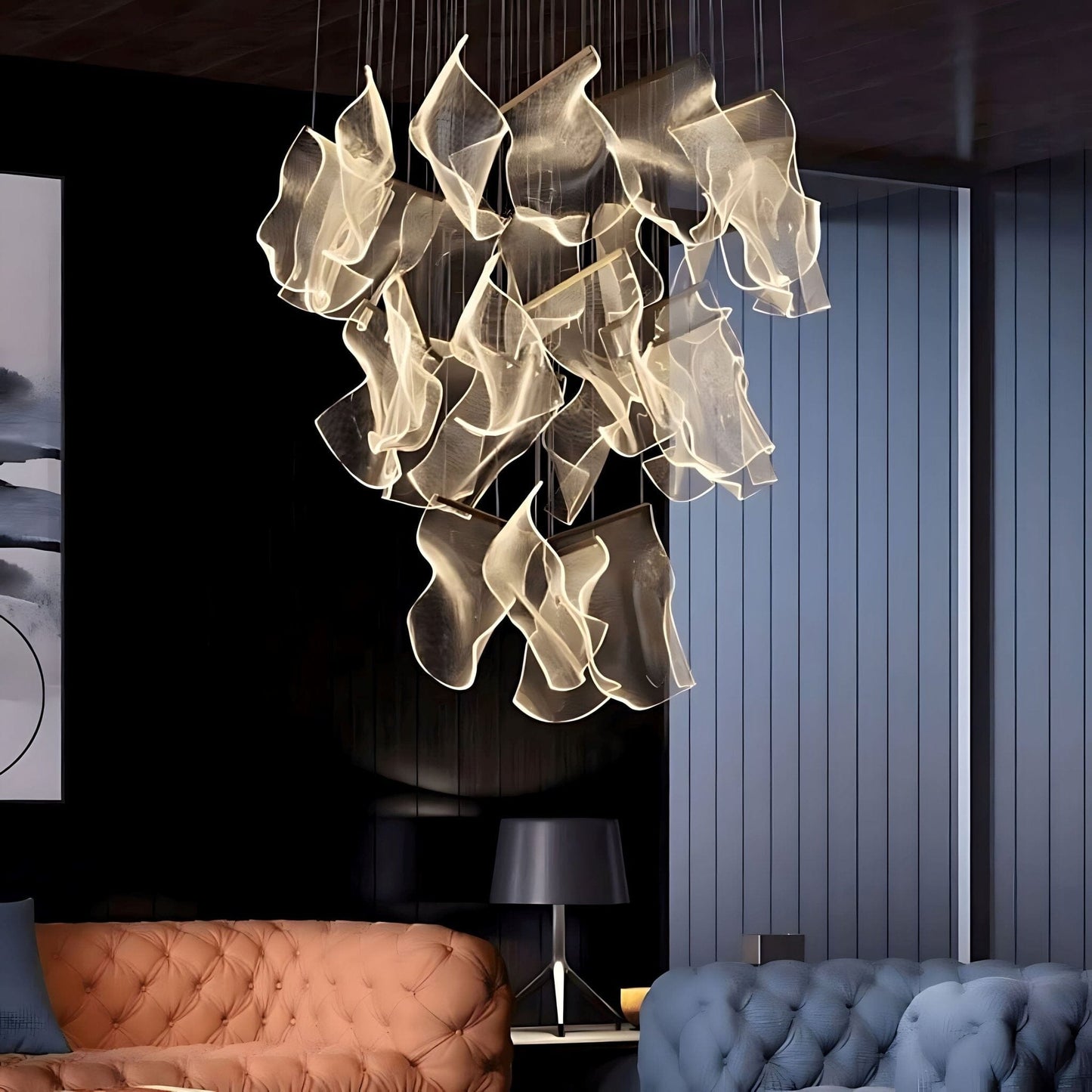 Zephyr Collection | Modern Chandelier Light with Adjustable Brightness | Elegant Design for Any Room 6