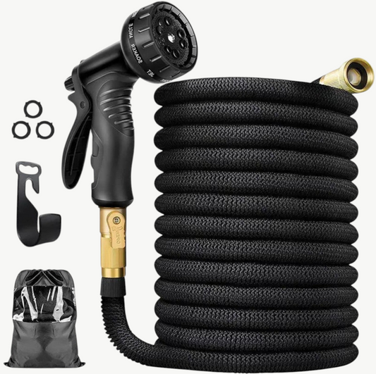 Expandable Garden Hose | 100FT Lightweight Water Hose with Flexible Design | Ideal for Easy Watering and Storage