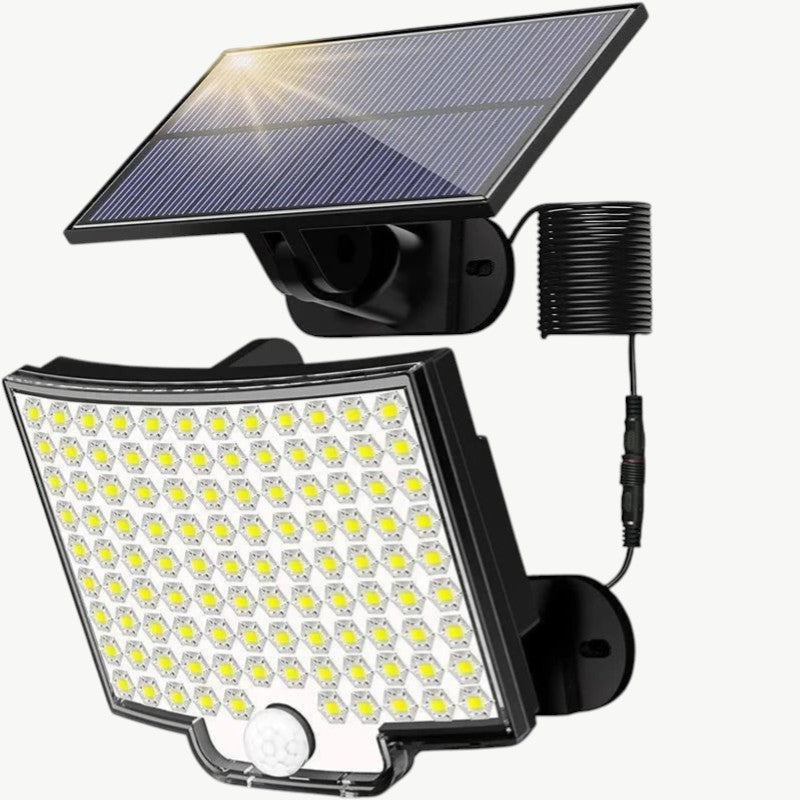 Solar Outdoor Lights | 106 LED Motion Sensor Light with Weatherproof Design | Eco-Friendly Illumination for Enhanced Security