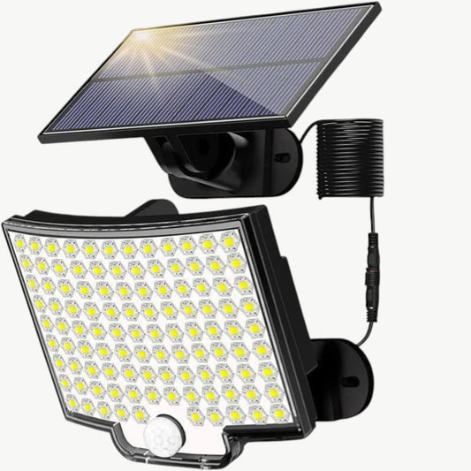 Solar Outdoor Lights | 106 LED Motion Sensor Light with Weatherproof Design | Eco-Friendly Illumination for Enhanced Security