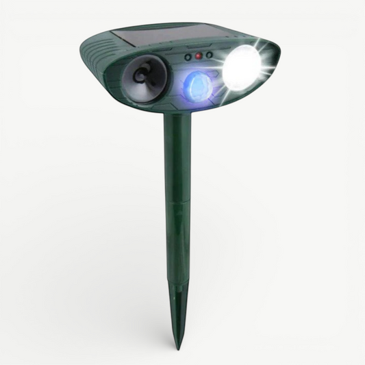 EcoGuard | Ultrasonic Rabbit Repellent for Garden with Solar Power | Humane Rabbit Deterrent for Effective Outdoor Protection